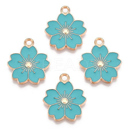 Alloy Enamel Pendants LS-ENAM-S121-115G-1