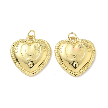 Brass Pendants KK-P325-20G-1