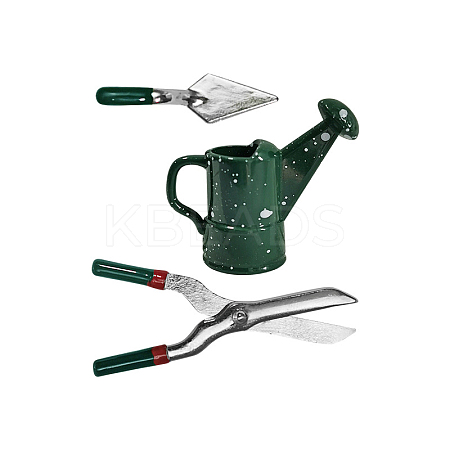 Miniature Alloy Scraper & Shear & Watering Pots MIMO-PW0003-187-1