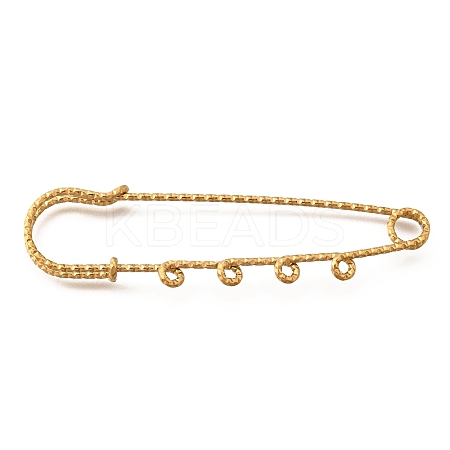 304 Stainless Steel Safety Pins Brooch Findings STAS-K252-11C-G-1