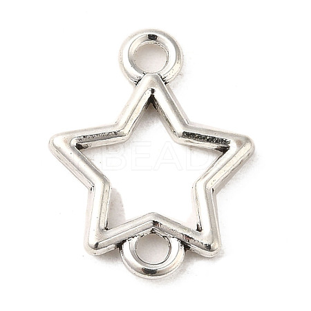 Tibetan Style Alloy Connector Charms PALLOY-M217-25AS-1