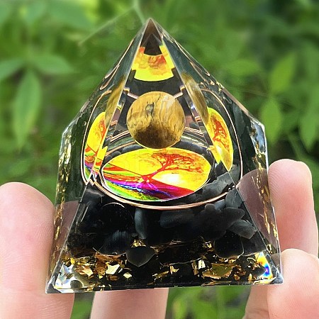 Orgonite Pyramid Resin Energy Generators PW-WGD10D7-01-1