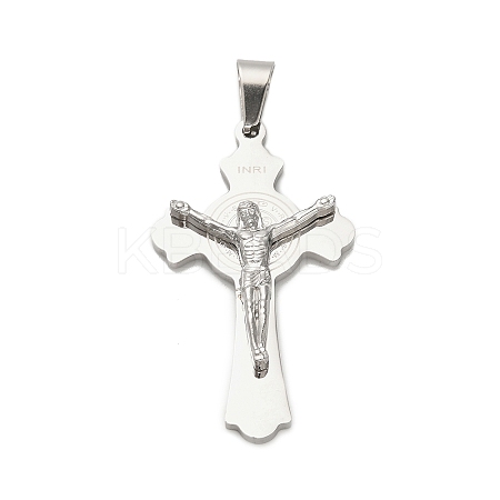 304 Stainless Steel Pendants STAS-Q343-18P-1