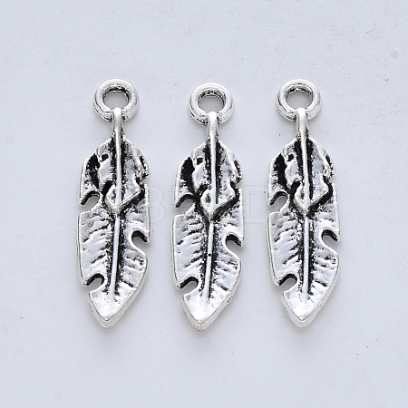 Tibetan Style Alloy Pendants TIBE-R316-114AS-RS-1