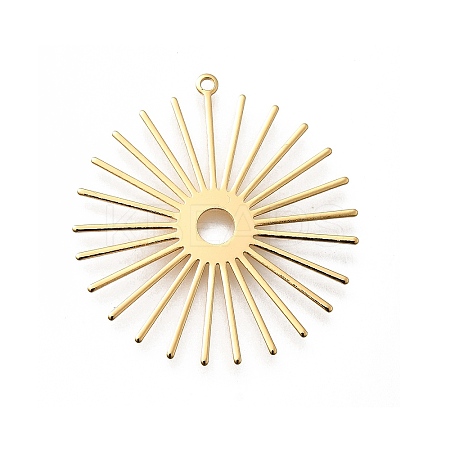 Brass Pendants KK-K378-81G-1