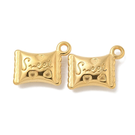 Ion Plating(IP) 304 Stainless Steel Pendants STAS-Q334-05G-1