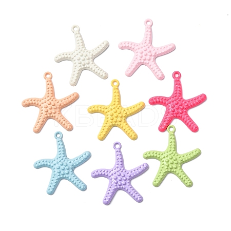 Spray Paint Alloy Pendants FIND-H060-01F-1
