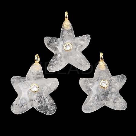 Natural Quartz Crystal Pendants G-H353-01G-02-1
