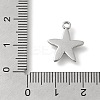 Ocean Theme Anti-Tarnish 304 Stainless Steel Pendants STAS-Z092-06P-03-3
