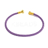 Braided Carbon Steel Wire Bracelet Making MAK-A017-B46-1