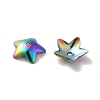 Ion Plating(IP) 304 Stainless Steel Flower Bead Cap X-STAS-G127-05MC-3