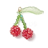 Glass & Acrylic Beaded Pendants PALLOY-MZ01264-02-1