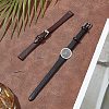 2 Sets 2 Colors Leather Textured Watch Bands AJEW-FG0003-83-5