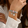 Non-Tarnish 201 Stainless Steel European Bracelet LS-OQ8559-4-2