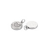 Tarnish Resistant 304 Stainless Steel Pendant Rhinestone Settings STAS-N097-163P-2