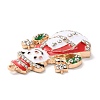 Christmas Zinc Alloy Rhinestone Pendnats LS-PALLOY-K008-02D-KCG-3