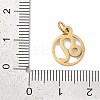 Ion Plating(IP) 304 Stainless Steel Charms STAS-R135-05G-10-3