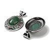Natural Green Aventurine Pendants FIND-A041-01AS-01-2