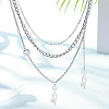 10Pcs 201 Stainless Steel Pendants STAS-UN0060-25-5