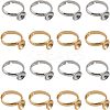 20Pcs 2 Colors Adjustable Brass Rings Findings DIY-CA0005-56-1