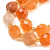 Natural Orange Botswana Agate Beads Strands G-N342-40-4