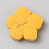 Flower Food Grade Eco-Friendly Silicone Focal Beads SIL-CJC0012-05A-1