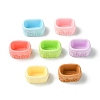 28Pcs 7 Colors Opaque Resin Cabochons RESI-CJ0004-67-1