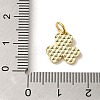 925 Sterling Silver Heart Flower Charms STER-K180-11B-G-3