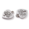 304 Stainless Steel Charms STAS-Y002-05P-2
