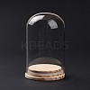 Glass Dome Cover DJEW-E009-01-2