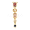 Brass Micro Pave Cubic Zirconia Big Pendants KK-K418-03B-G-1