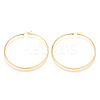 304 Stainless Steel Big Hoop Earrings EJEW-J226-001G-1