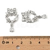 Brass Micro Pave Cubic Zirconia Pendants KK-C107-03P-3