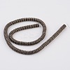 Electroplate Non-magnetic Synthetic Hematite Beads Strands G-L436-04B-2