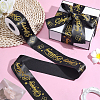 Word Happy Birthday Polyester Ribbons OCOR-WH0082-512-4