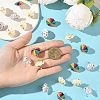 10Pcs Resin Pendants CRES-YW0002-65A-4
