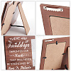 MDF Wood Photo Frames DIY-WH0231-062-4