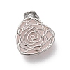 Natural Rose Quartz Pendants G-B042-01P-04-2