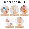 300Pcs Synthetic Paper Polypropylene Disposable Wristbands BJEW-SP0001-09C-5