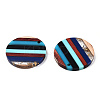 Resin & Walnut Wood Pendants RESI-N039-16-3