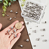 120Pcs 12 Styles 201 Stainless Steel European Beads STAS-SP0001-82-3