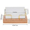 Wood Business Name Card Display Base AJEW-WH0323-92-2