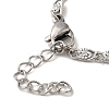 304 Stainless Steel Lumachina Chain Bracelets BJEW-C079-01A-P-3