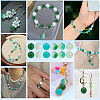 240Pcs 6 Colors Spray Printed Crackle Glass Beads CCG-HY0001-02B-5