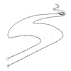Tarnish Resistant 304 Stainless Steel Cable Chains Necklace Makings LS-AJEW-P119-04A-P-1
