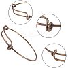 DIY Adjustable Brass Expandable Bangle Making DIY-PH0026-21-2