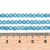 Natural Blue Topaz Beads Strands G-B175-D21-3mm-5