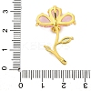 Brass Micro Pave Cubic Zirconia Pendants KK-A232-11G-3