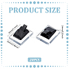 Plastic Single Ring Display Stands RDIS-WH0030-03B-2