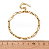 304 Stainless Steel Long Oval Link Chain Anklets AJEW-A057-10G-5